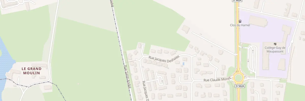 Plan du 8 Rue Jacques Deshaies (St Marti à Saint-Martin-de-May