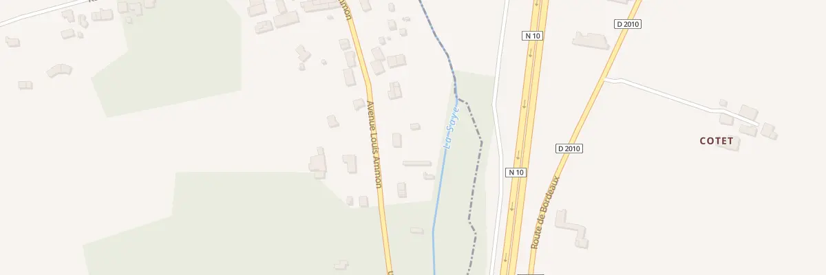 Plan du 330 Belou à Saint-Mariens