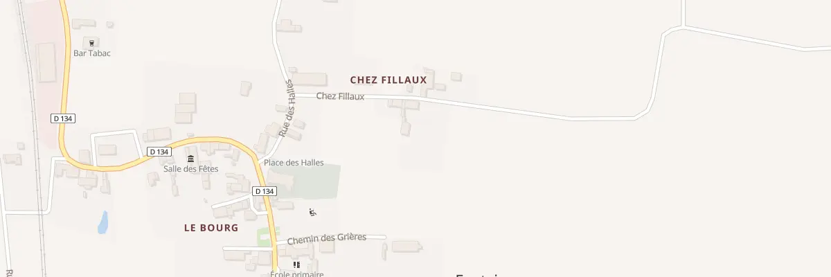 Plan du 2 Chez Fillaux à Fontaines-d’Ozillac
