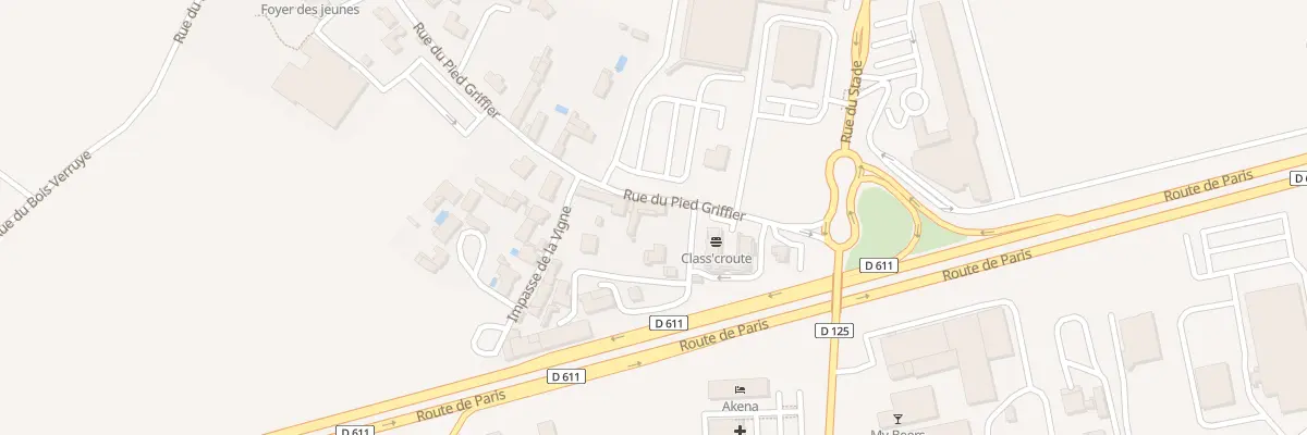 Plan du 266 Rue de Pied Griffier à Chauray