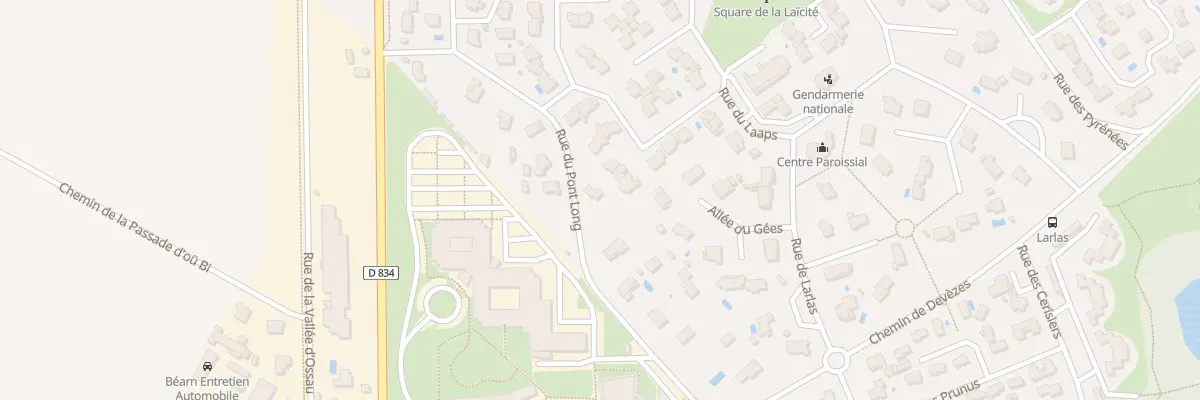 Plan du 37 Rue du Pont Long à Serres-Castet