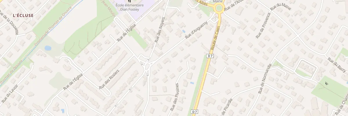 Plan du 15 Rue d’Anguerny à Douvres-la-Délivrande