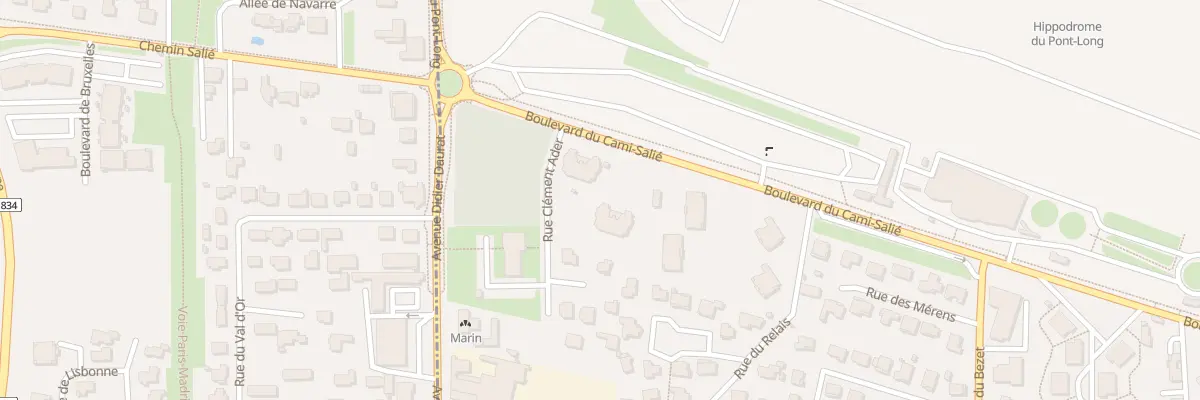 Plan du 52 Rue Clément Ader à Pau