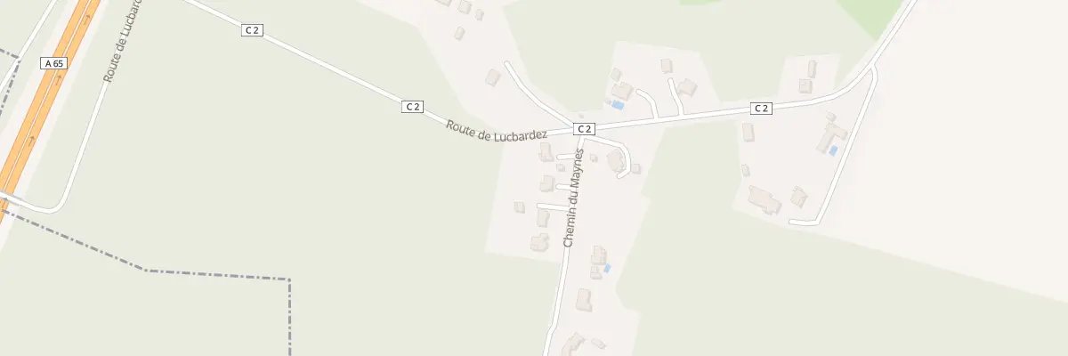Plan du 64 Che du Maynes à Bostens