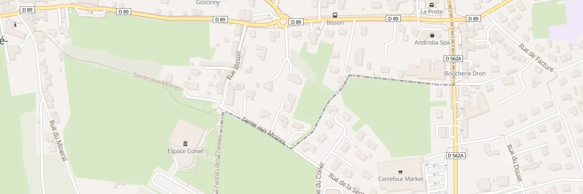 Plan du 4B Sente Aux Moines à Saint-André-sur-Orne