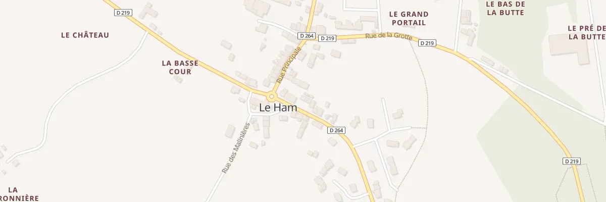 Plan du 3 Rue Principale au Ham
