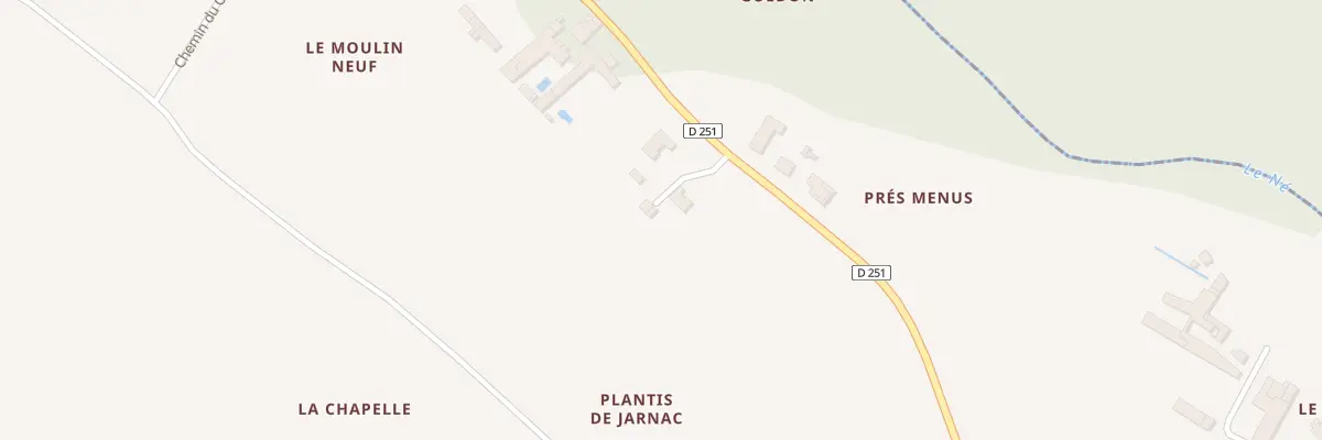 Plan du 47 Rte du Moulin Neuf à Celles