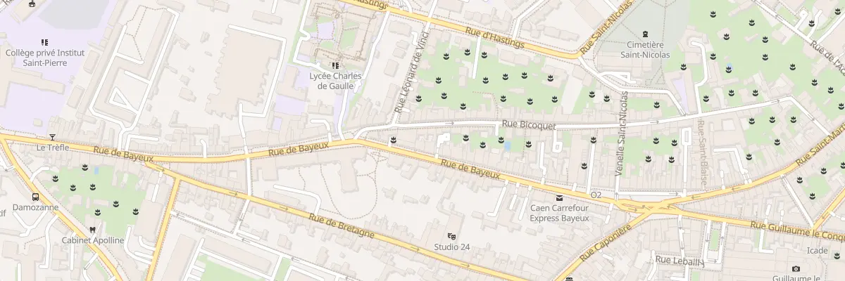 Plan du 60 Rue de Bayeux à Caen