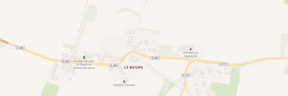 Plan du 30 Rte de Capian à Langoiran