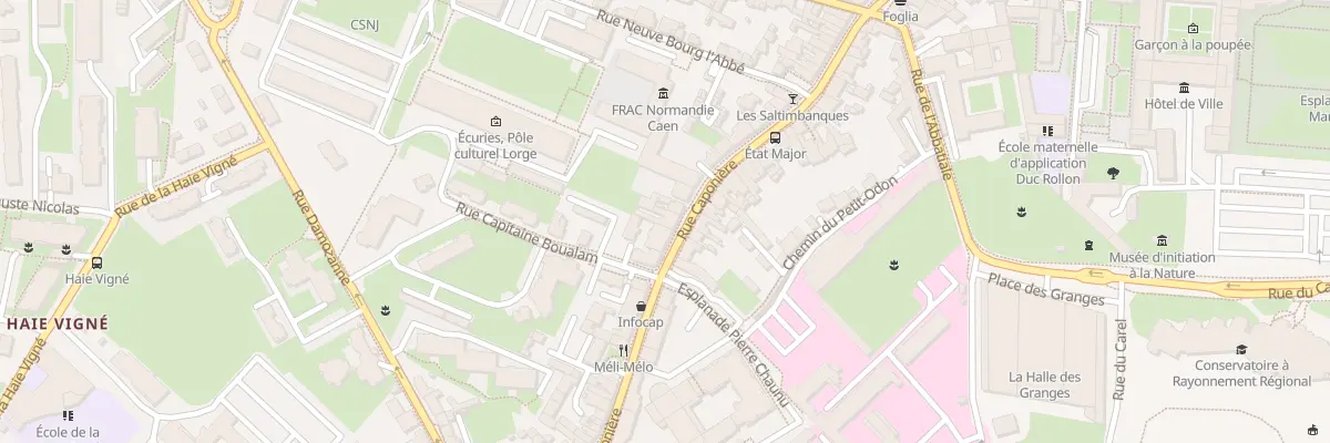 Plan du 78 Rue Caponière à Caen