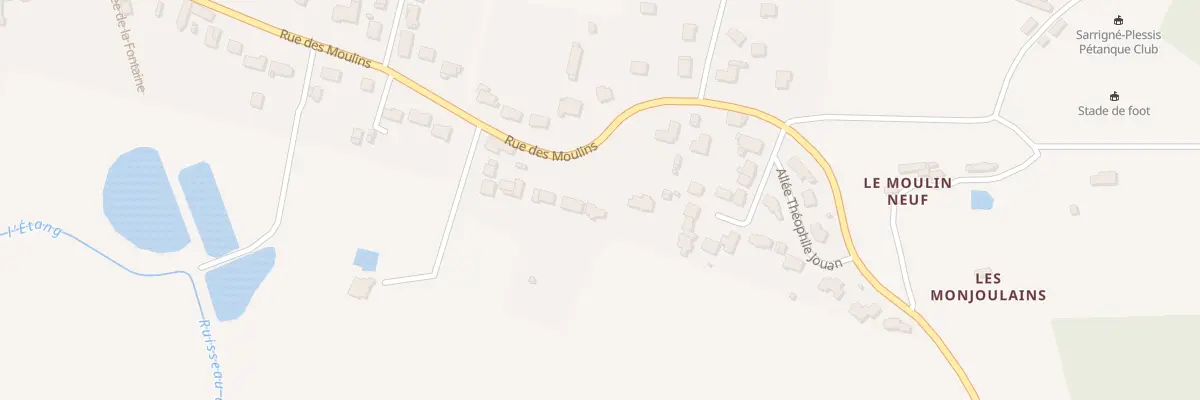 Plan du 32B Rue des Moulins à Sarrigné