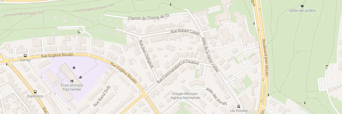 Plan du 14 Rue Commandant le Coutour à Caen