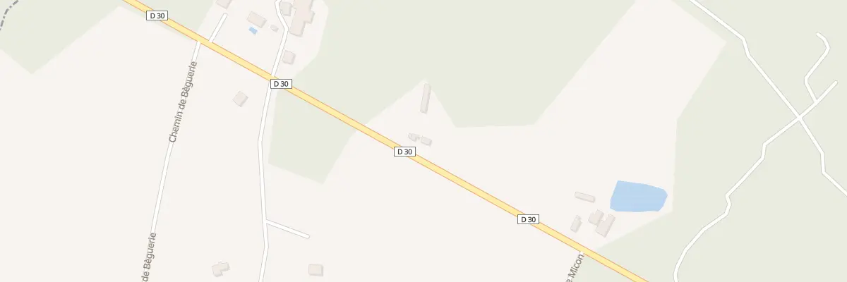 Plan du 1036 Rte de Mont de Marsan à Maurrin