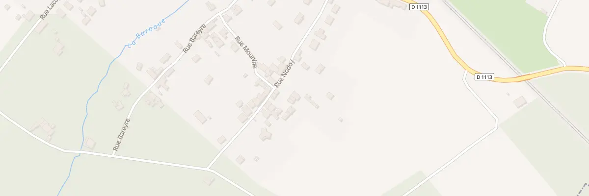 Plan du 92A Nodoy à Virelade