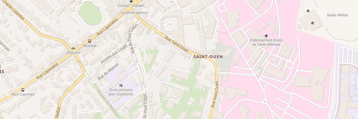 Plan du 32B Rue Saint-Ouen à Caen