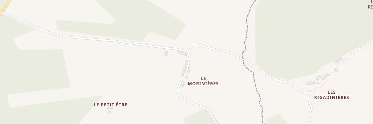 Plan du 2 Les Morinieres à Hardanges