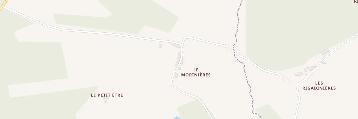 Plan du 3 Les Morinieres à Hardanges