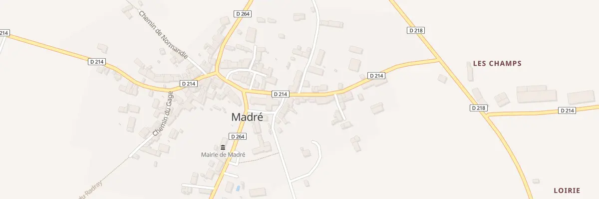 Plan du 8 Rue des Champs à Madré