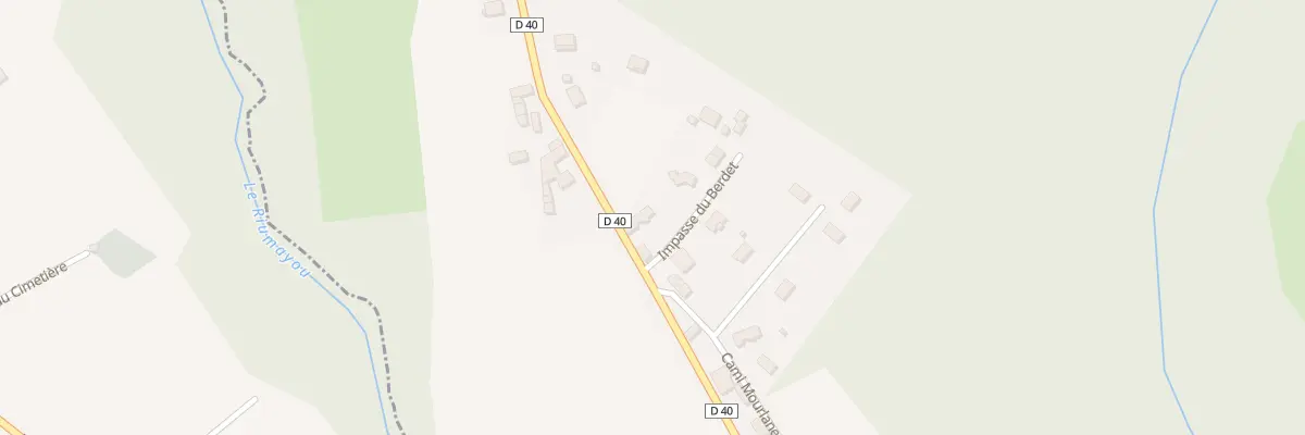 Plan du 80 Imp Berdet à Doumy