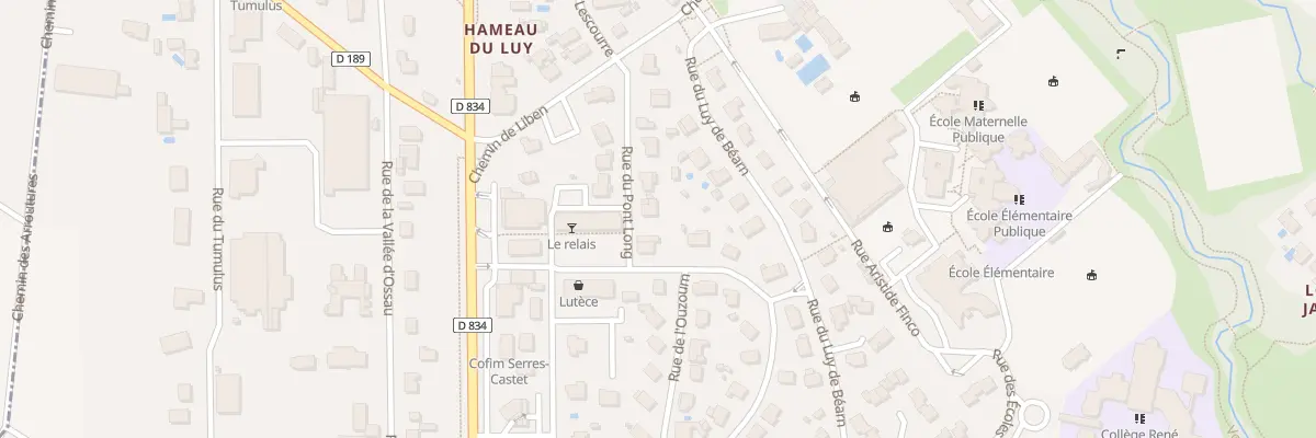 Plan du 7 Rue du Pont Long à Serres-Castet