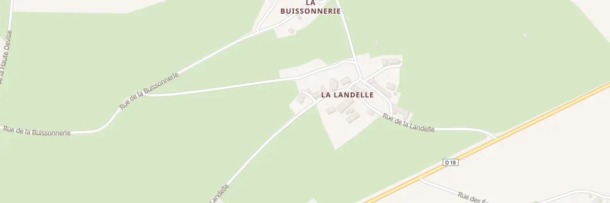Plan du 306 Rue de la Landelle au Mesnil-Villement