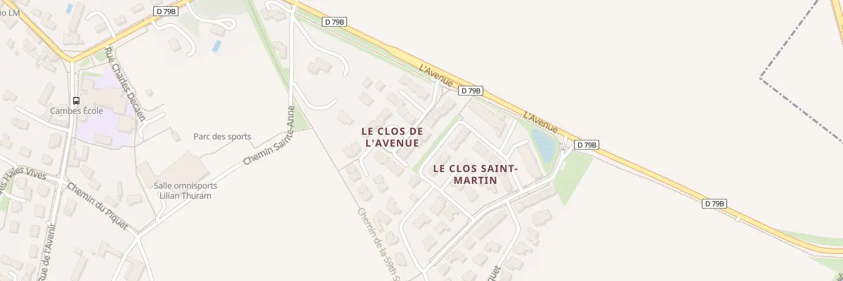 Plan du 11 Rue Joseph Lecornu à Cambes-en-Plaine