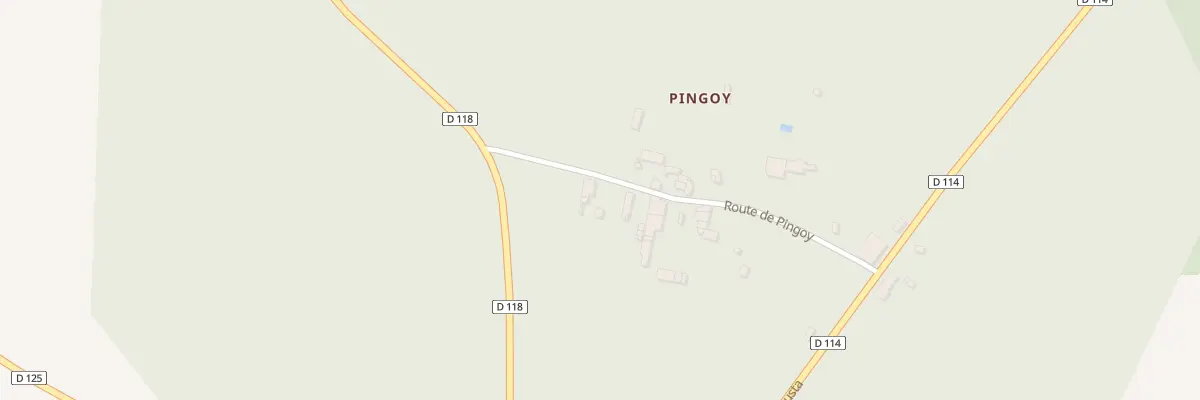 Plan du 253 Rte de Pingoy à Budos