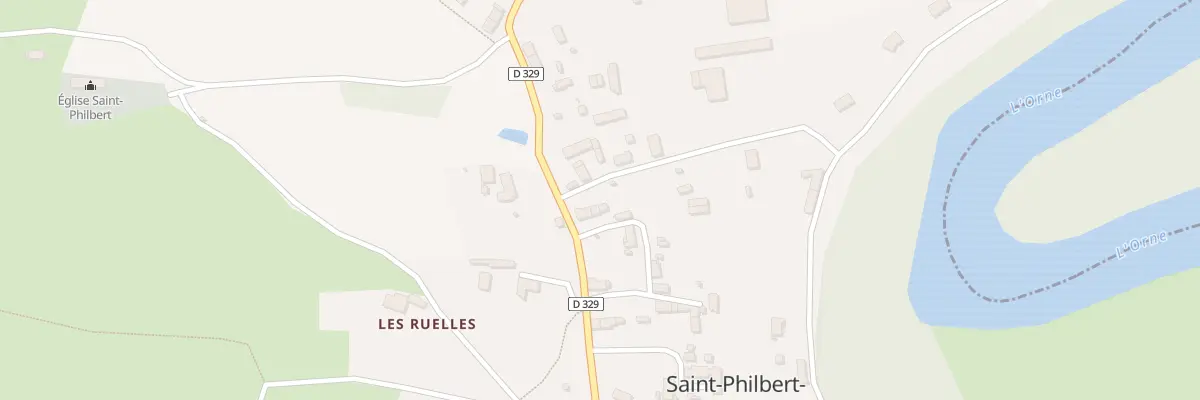 Plan du 128 Che du Coin à Saint-Philbert-sur-Orne