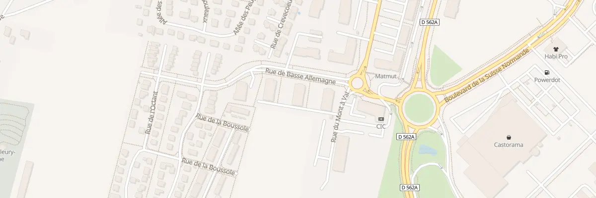 Plan du 5 Rue de Basse Allemagne à Fleury-sur-Orne