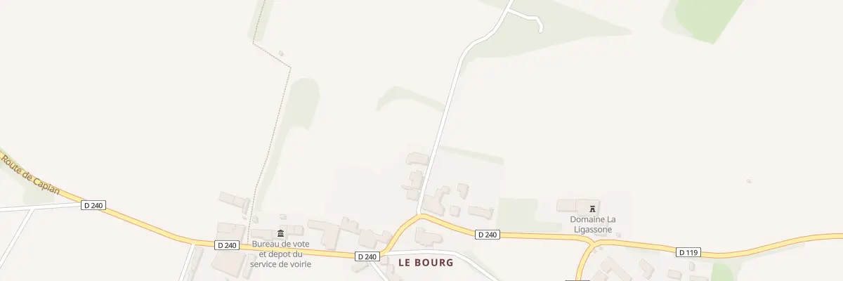 Plan du 10 Rte du Pin à Langoiran
