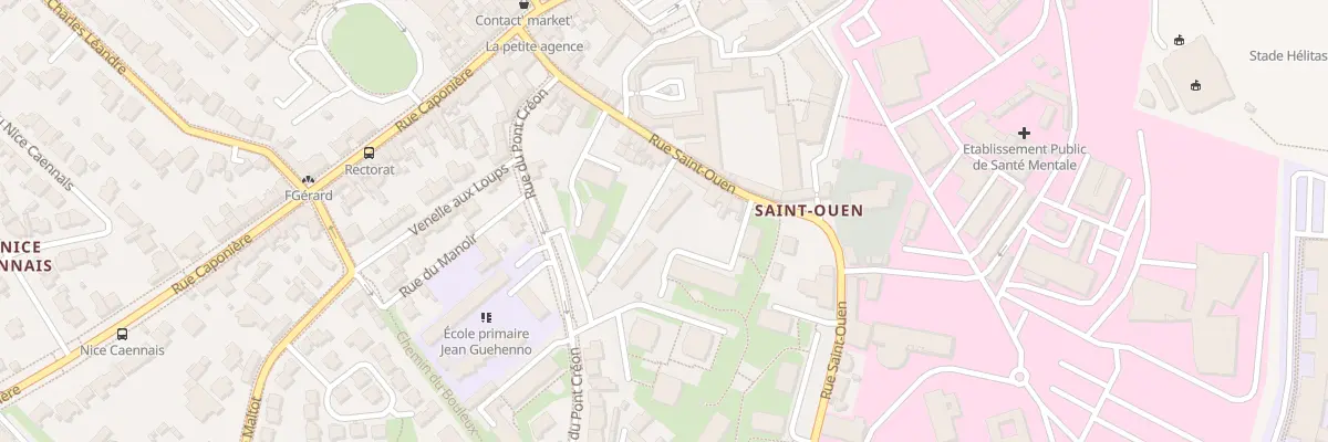 Plan du 32 Rue Saint-Ouen à Caen