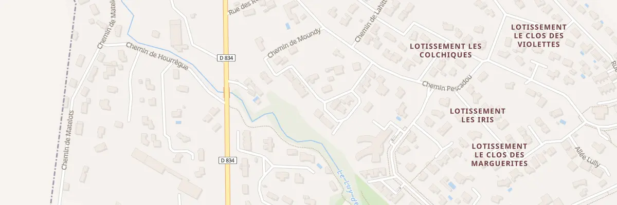 Plan du 15 Rue Josephine Baker à Serres-Castet