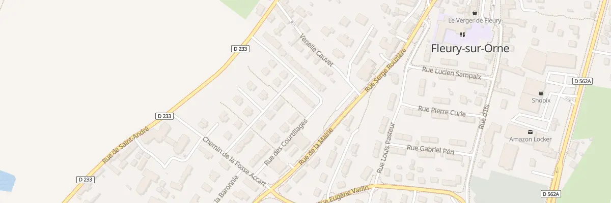 Plan du 27 Rue des Courtillages à Fleury-sur-Orne