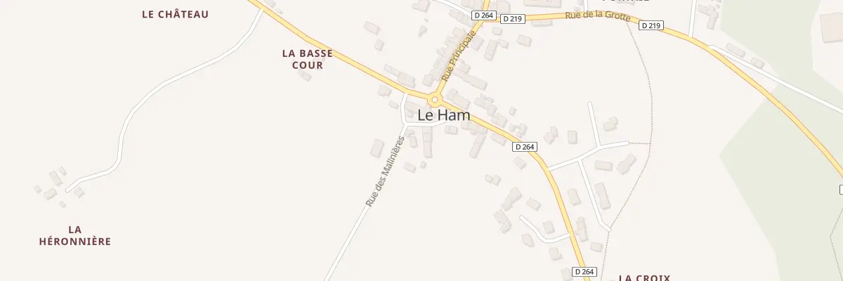 Plan du 5032 Le Bourg au Ham