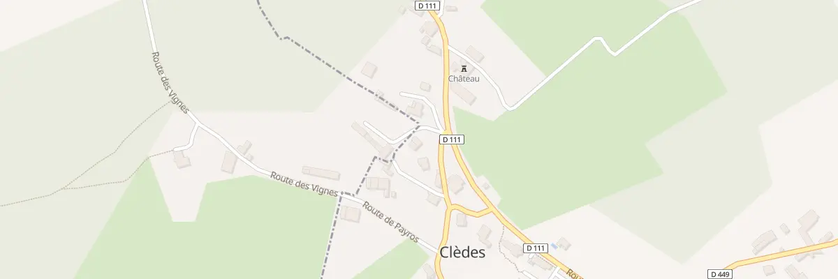Plan du 355 Chem de Harterot à Clèdes