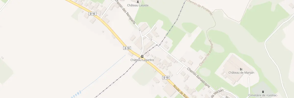Plan du 252 La Garere à Lestiac-sur-Garonne