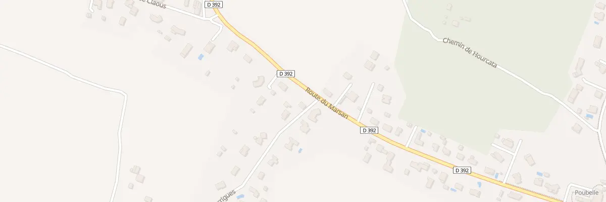 Plan du 582 Che de Gouarrigues à Gaillères