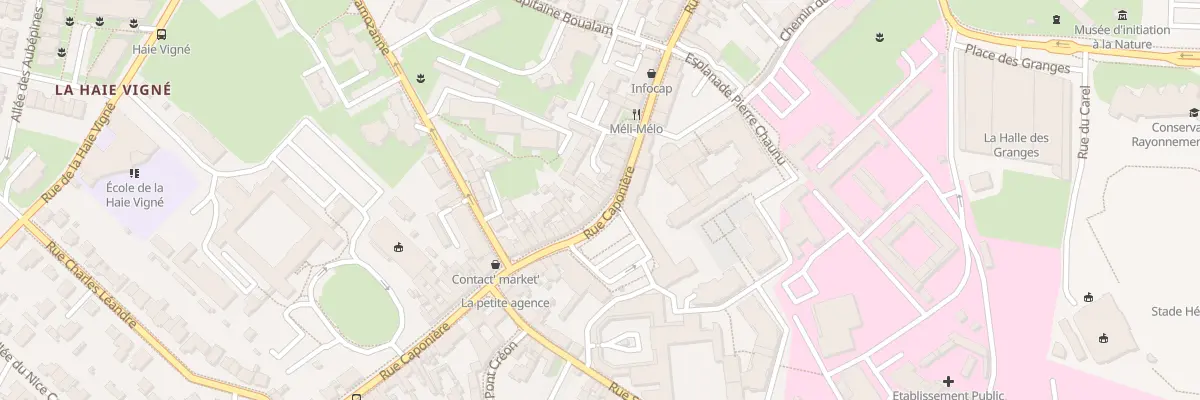 Plan du 124 Rue Caponière à Caen