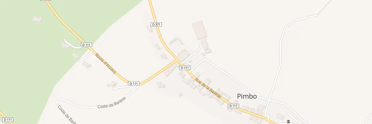 Plan du 22 Au Bourg à Pimbo