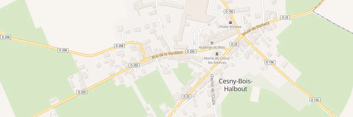 Plan du 3 Rue de la Verdière à Cesny-les-Sources