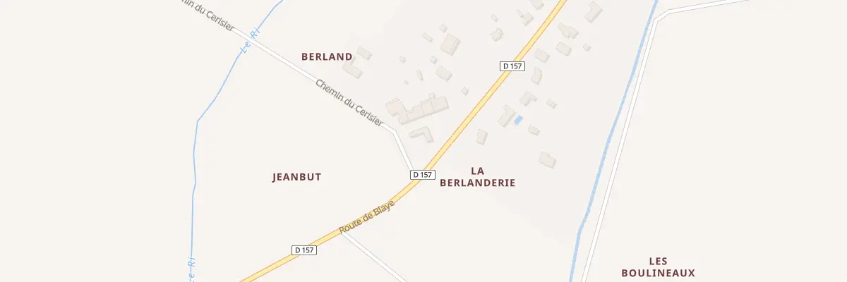 Plan du 82 Rte de Blaye à Bussac-Forêt