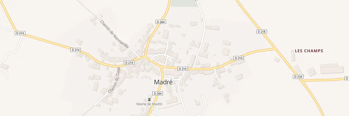 Plan du 5 Imp de l’Eglise à Madré