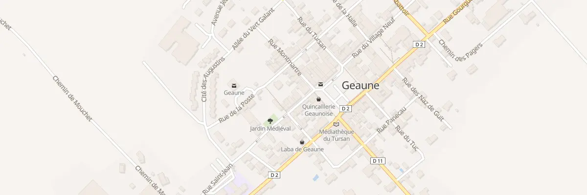 Plan du 6 Rue Saint-jean à Geaune