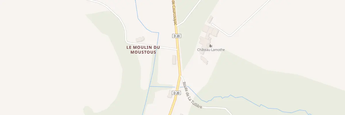 Plan du 1607 Rte Departementale 20 à Haux