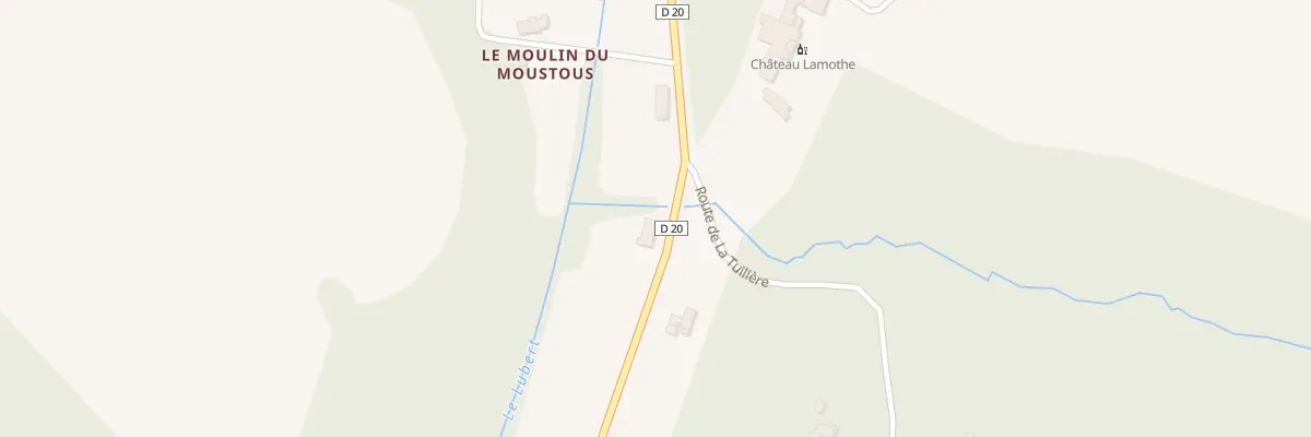 Plan du 1495 Rte Departementale 20 à Haux