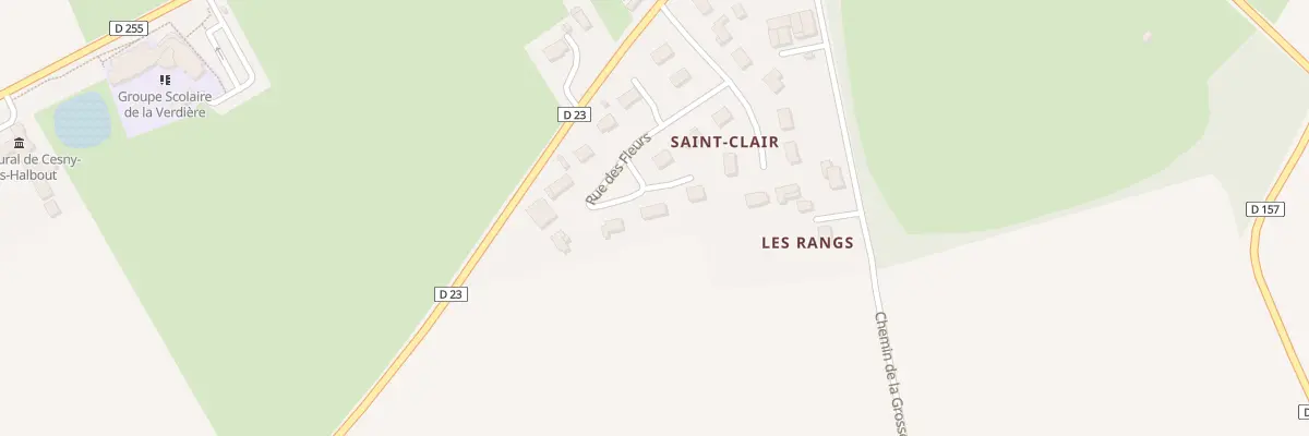 Plan du 9 Rue des Fleurs à Cesny-les-Sources