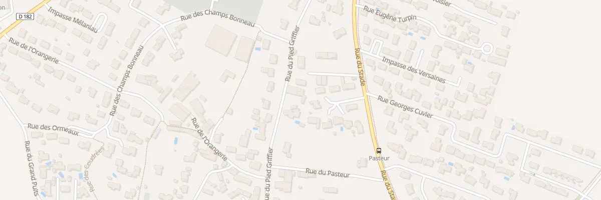 Plan du 75 Rue de Pied Griffier à Chauray
