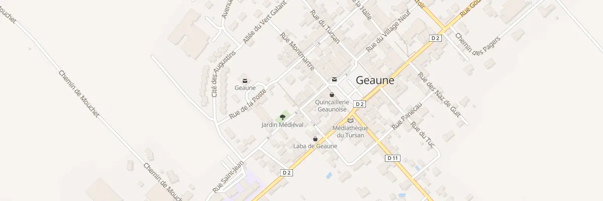 Plan du 12 Rue Saint-jean à Geaune