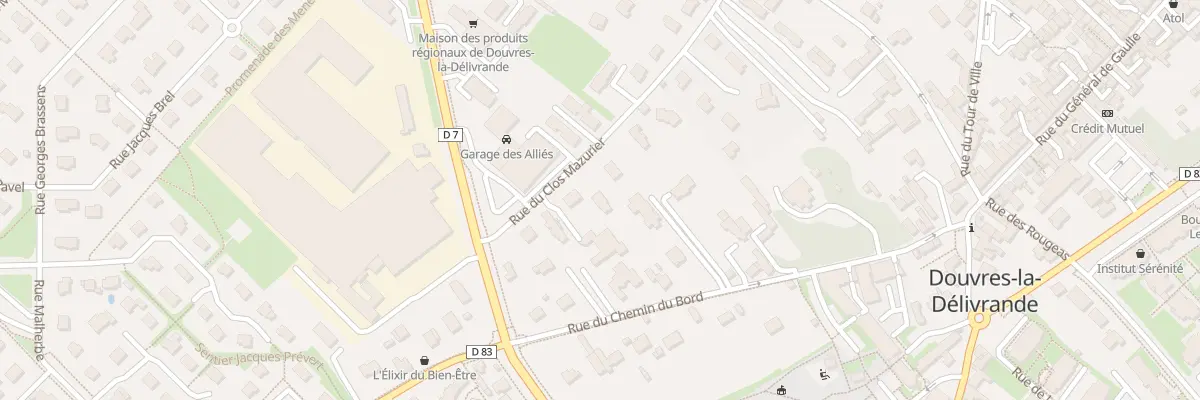 Plan du 8 Rue du Clos Mazurier à Douvres-la-Délivrande