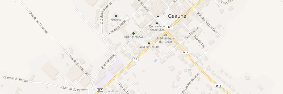 Plan du 12 Rte de la Chalosse à Geaune